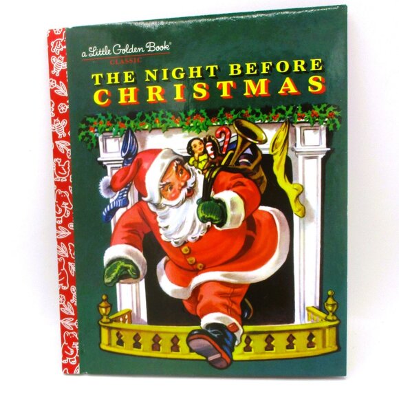 The Night Before Christmas Hardcover Little Golden Book Classic By Clement Moore - Picture 1 of 2
